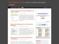 macadmincorner.com mac os x, mac networking, macintosh macadmincorner.com mac os x, mac networking, macintosh