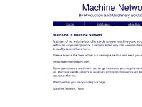 machinery, used, new, refurbished  machinery, used, new, refurbished