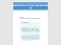 machinestore - Machine Store Machine Shop Machine Info machinestore - Machine Store Machine Shop Machine Info