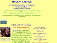 Mackay Fabrics of Chelmsford Mackay Fabrics of Chelmsford