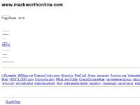 mackworthonline.com LOCAL SHOPS, FOOD & DRINK, HEALTH & BEAUTY