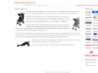 The Maclaren Techno XT - The Buggy with Quality Style and Performance