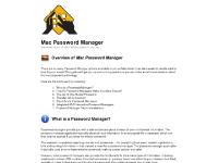  Macintosh, password manager, passwords