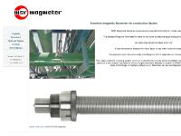 MSR Magmeter Magnetic insertion flowmeter