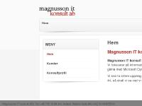 Magnusson IT konsult AB - Hem Magnusson IT konsult AB - Hem