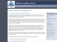 Mail Forwarding Service Advice | International Mail Forwarding Advisor Mail Forwarding Service Advice | International Mail Forwarding Advisor