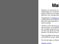 Maltonius - webbsajter