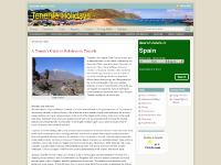  Tenerife travel guide, Tenerife car hire, bargain villas Spain, property in Spain