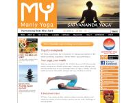 liten manlyyoga.com.au skärmbild