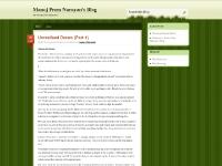 Manoj Prem Narayan's Blog