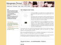 margaretaohman.se Margareta Öhman, Artiklar, Översättningar margaretaohman.se Margareta Öhman, Artiklar, Översättningar