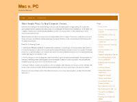 matac.org Mac v. PC, An Army of One, Computer Hardware and Software