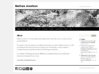 Mathias Josefson | minimal conceptual sound Mathias Josefson | minimal conceptual sound