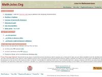 Jobs for Mathematicians