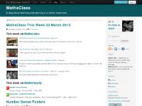 MathsClass - a blog about teaching and learning in the maths classroom