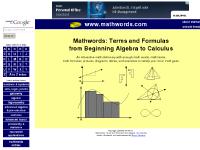 mathwords.com math words, math terms, math formulas