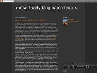  insert witty blog name here 