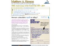 Matthew Henson, Robert E. Peary, North Pole, Henson family