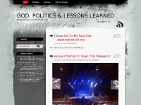 God, Politics & Lessons Learned God, Politics & Lessons Learned
