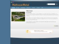 Mattsson Metal - Hem Mattsson Metal - Hem