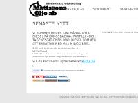 liten mattssonoil.se skärmbild liten mattssonoil.se skärmbild
