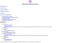 MauveCloud's Browser Tests MauveCloud's Browser Tests