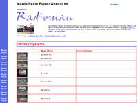 Mazda Radio Repair Questions