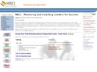 MBCI - Mentors and Business Coaches International MBCI - Mentors and Business Coaches International