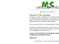 MC Landscaping AB 0731-82 18 88