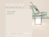 liten meandmyarmy.net skärmbild
