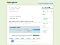 Meet People, Any Time, Any Place. Real Networking using MeetingWave