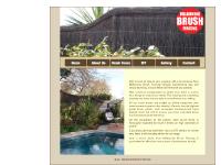  melbourne brush fencing, brush panels, brush panel, brush fence