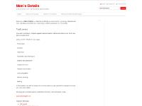 Men's Details Men's Details