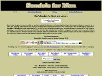 Men's sandals for sport and leisure.