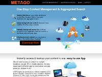 Metago - One-Stop Content Management & Aggregated Search Metago - One-Stop Content Management & Aggregated Search