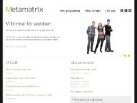 Metamatrix - information med attraktionskraft! Metamatrix - information med attraktionskraft!