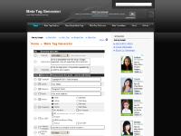 Generate Meta Tags | Meta Tag Generator Generate Meta Tags | Meta Tag Generator