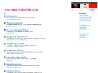 mevlana-jalaluddin.com News-Photos, Divan-e Shams, Masnavi-e Manavi