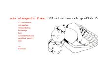 mia stangertz form; illustration och grafisk formgivning mia stangertz form; illustration och grafisk formgivning