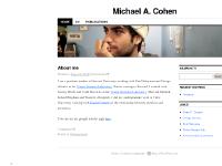 Michael A. Cohen Michael A. Cohen