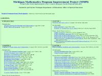 Michigan Mathematics Michigan Mathematics