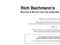 Rich Bachmann's Microcar & Minicar Club Rich Bachmann's Microcar & Minicar Club
