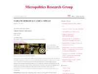 micropolitics.wordpress.com Micropolitics Research Group, Temp Text&nbsp;Links, FABIANE BORGES & CAMILA&nbsp;MELLO
