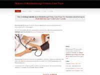 middlesbroughpct.co.uk Links, social care organisations, Primary Care Trust