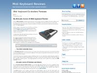 midikeyboardcontrollers.com midi, keyboard, controller