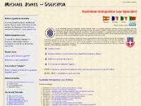 Australian Immigration Lawyer Michael Jones, specialist help with Australian immigration, visas, permanent residence, emigration Australian Immigration Lawyer Michael Jones, specialist help with Australian immigration, visas, permanent residence, emigration