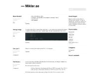 Miklar.se | Just another WordPress site