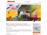Mimaki Europe / wide-format inkjet printers and cutting machines for the sign/graphics, textile/apparel and industrial markets. Mimaki Europe / wide-format inkjet printers and cutting machines for the sign/graphics, textile/apparel and industrial markets.