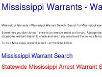 Mississippi Warrants home Mississippi Warrants home