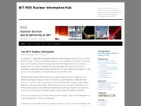 MIT NSE Nuclear Information Hub | Information about the incident at the Fukushima Nuclear Plants in Japan hosted by http://web.mit.edu/nse/ :: Maintained by the students of the Department of Nuclear Science and Engineering at MIT